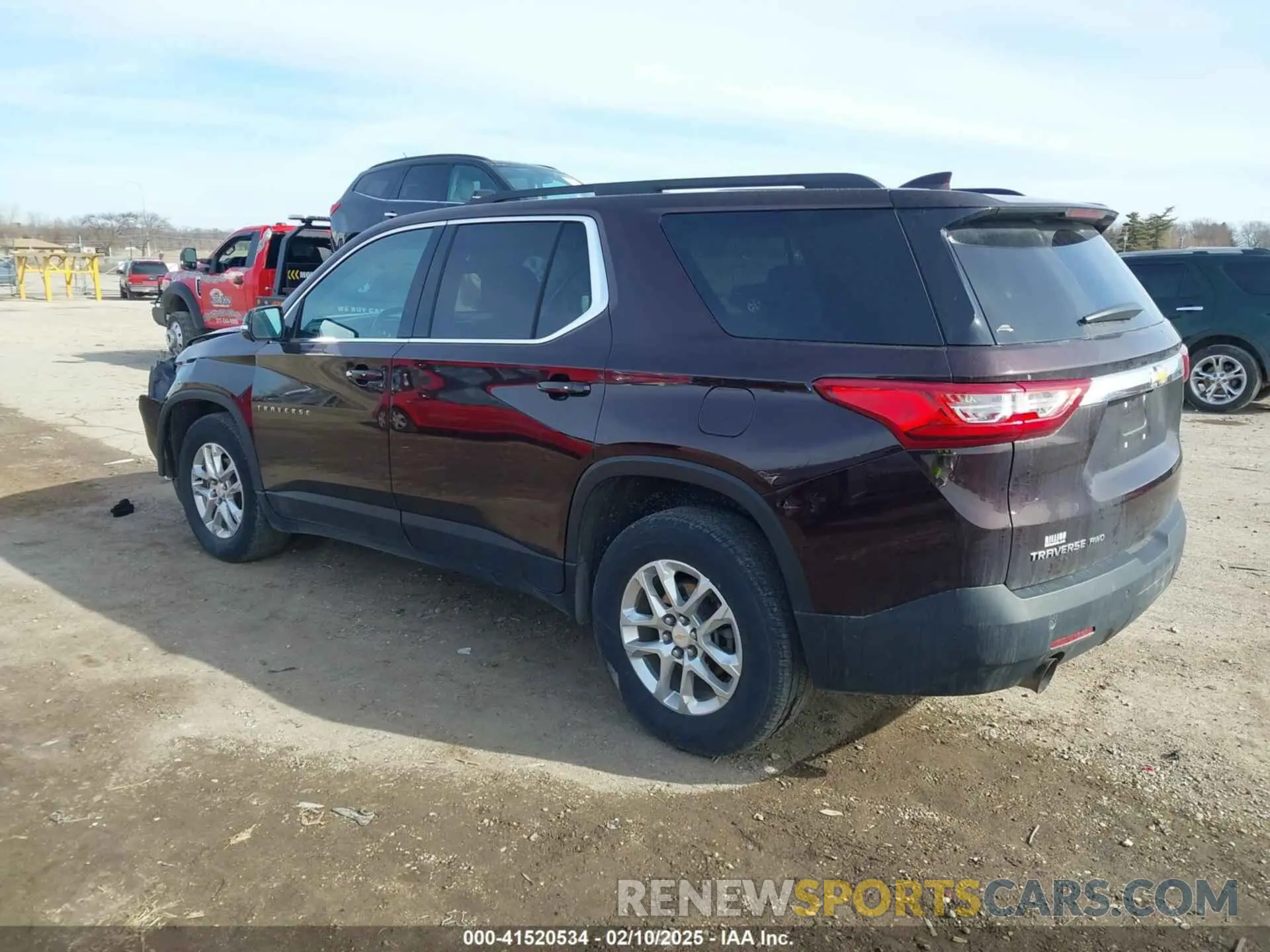 3 fotografías del automóvil dañado 1GNEVGKWXLJ151077 CHEVROLET TRAVERSE 2020