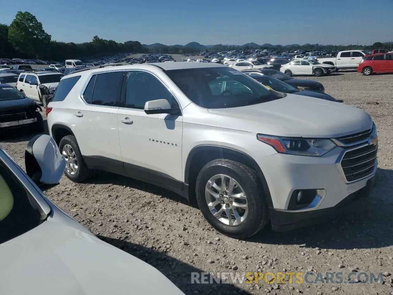 4 fotografías del automóvil dañado 1GNEVHKW5LJ326146 CHEVROLET TRAVERSE 2020