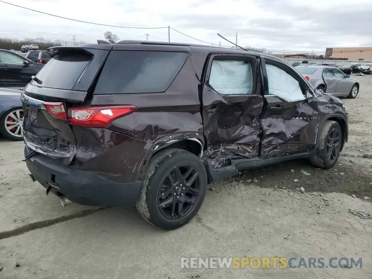 3 fotografías del automóvil dañado 1GNEVHKW6LJ105574 CHEVROLET TRAVERSE 2020