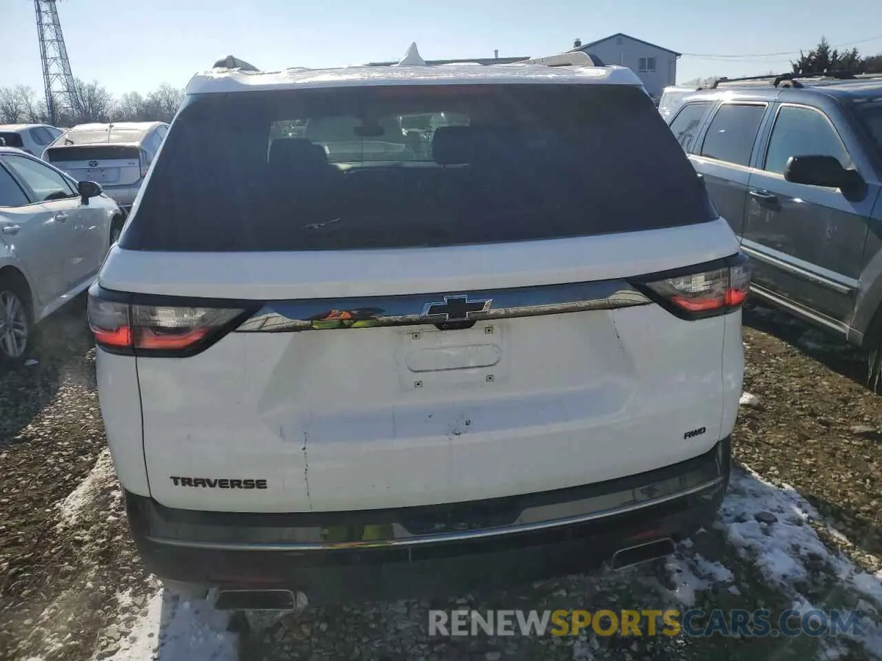 6 fotografías del automóvil dañado 1GNEVKKW2LJ216409 CHEVROLET TRAVERSE 2020
