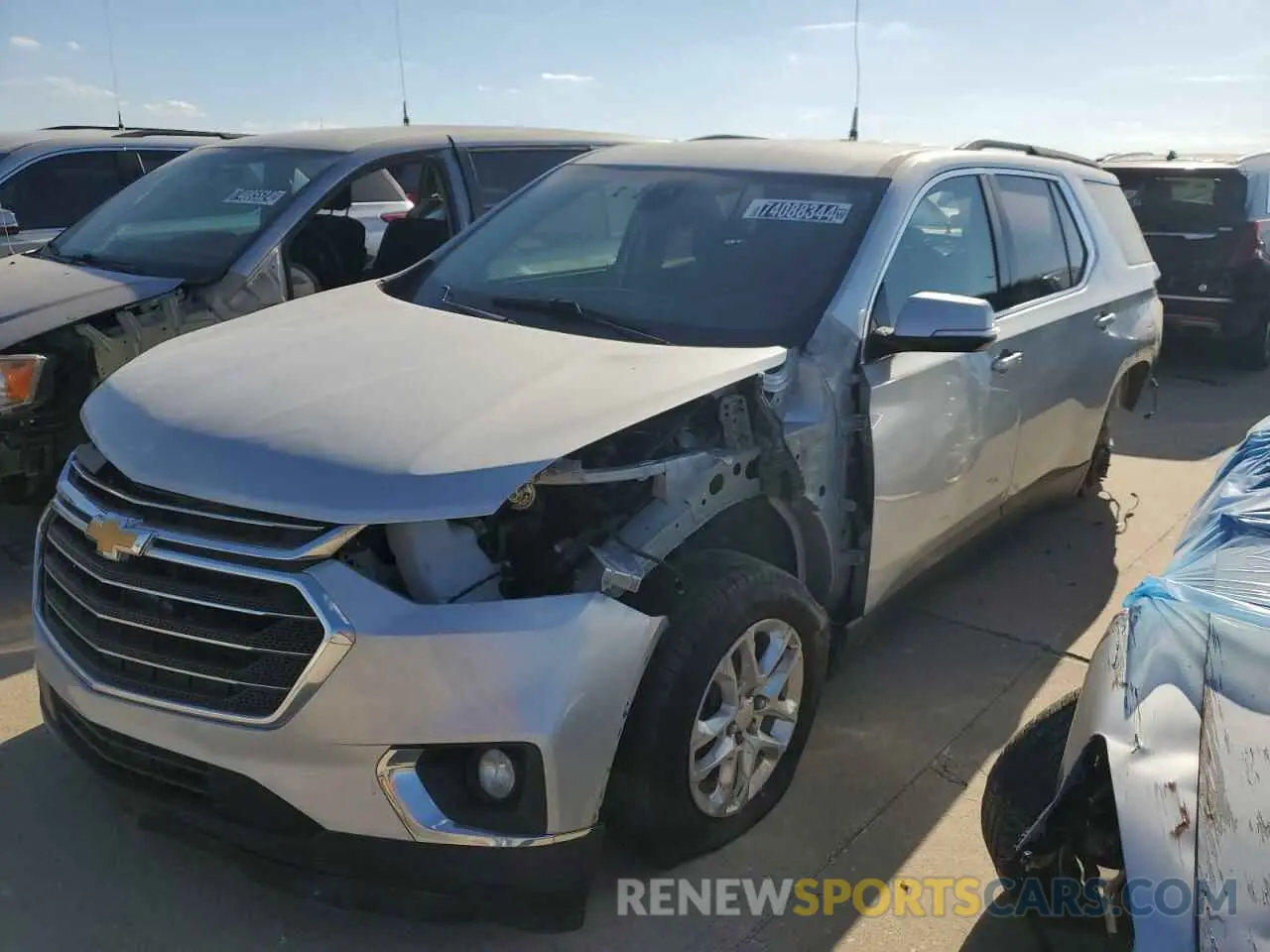 1 fotografías del automóvil dañado 1GNEVMKW4LJ191332 CHEVROLET TRAVERSE 2020