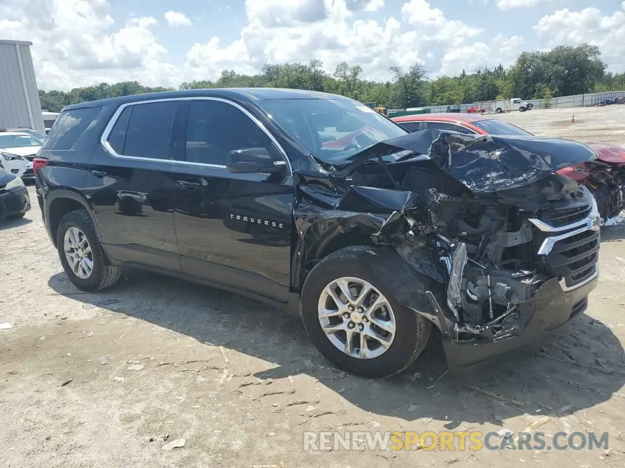 4 fotografías del automóvil dañado 1GNERFKW0MJ129296 CHEVROLET TRAVERSE 2021