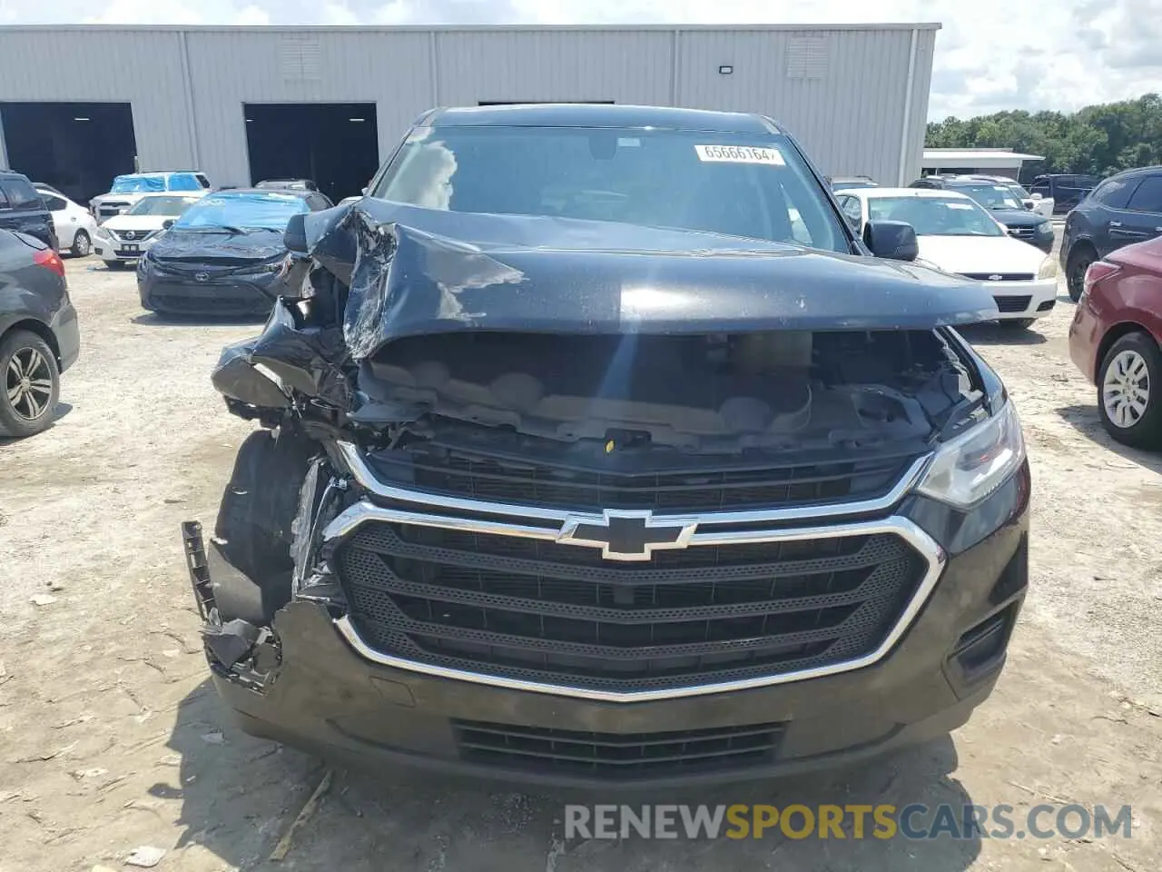 5 fotografías del automóvil dañado 1GNERFKW0MJ129296 CHEVROLET TRAVERSE 2021