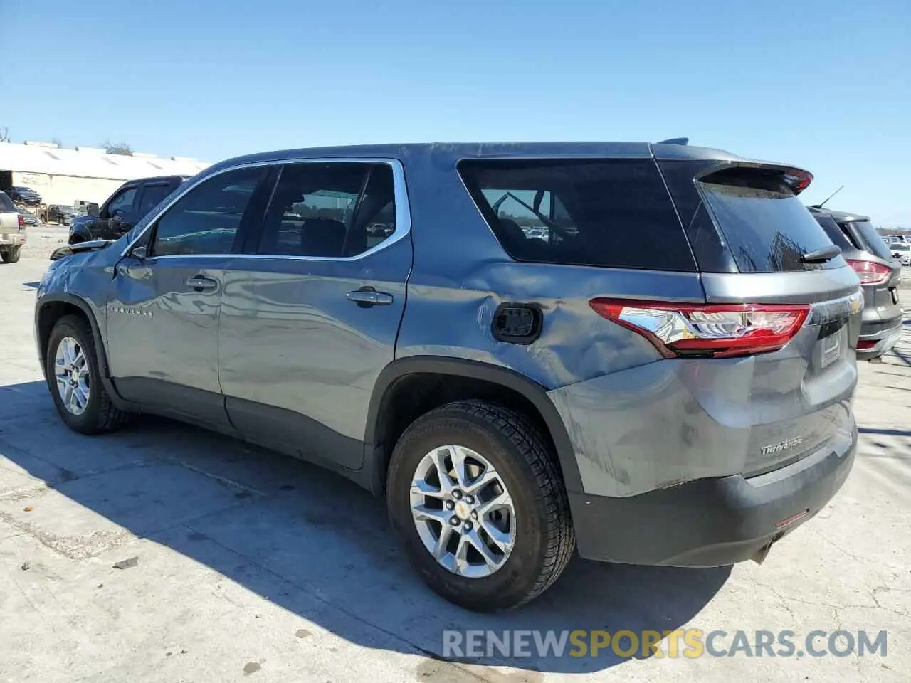2 fotografías del automóvil dañado 1GNERFKW0MJ212971 CHEVROLET TRAVERSE 2021