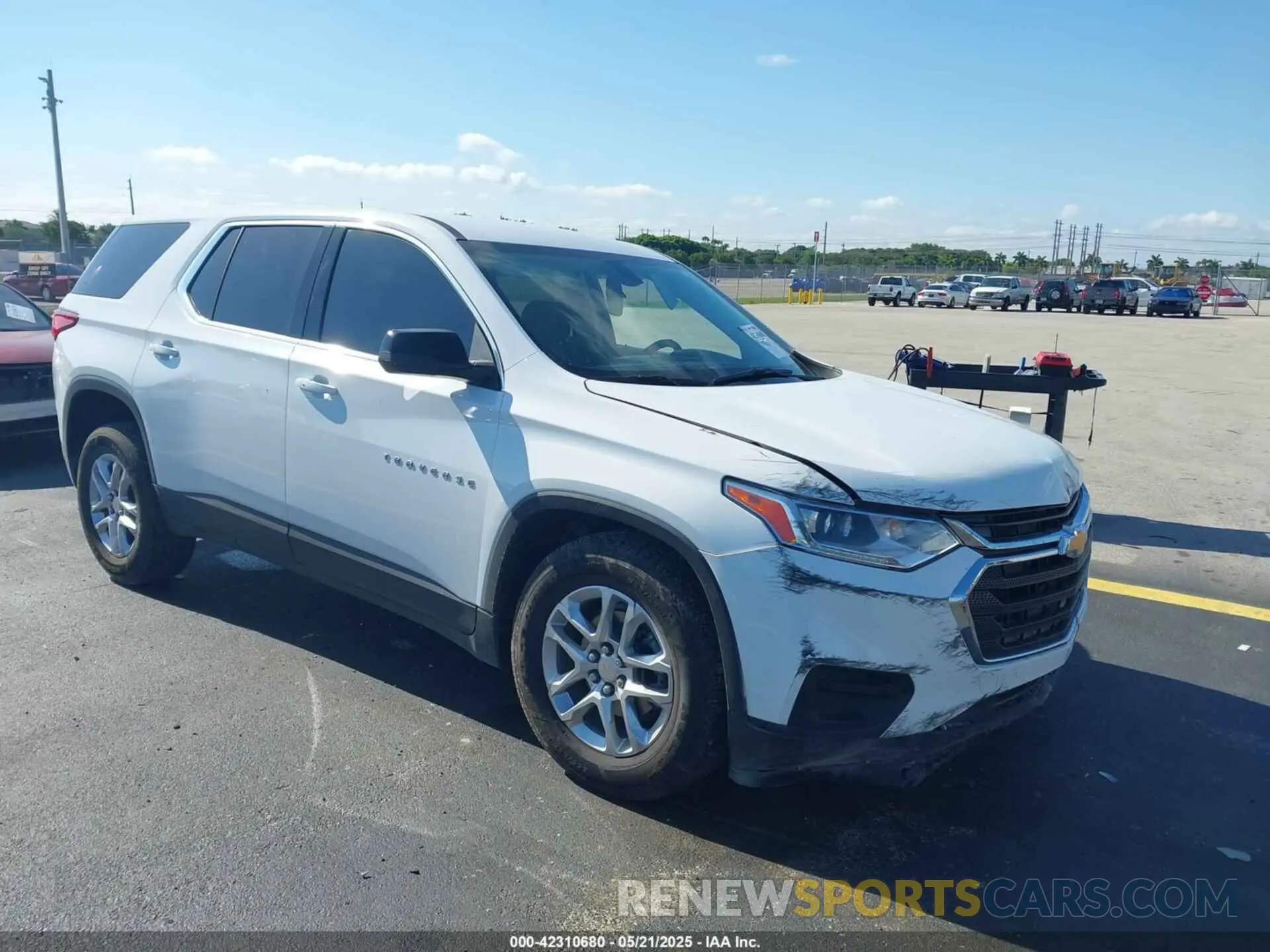 1 fotografías del automóvil dañado 1GNERFKW0MJ240592 CHEVROLET TRAVERSE 2021