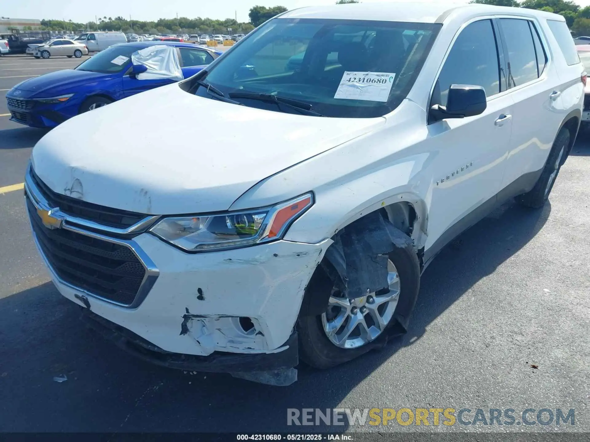 6 fotografías del automóvil dañado 1GNERFKW0MJ240592 CHEVROLET TRAVERSE 2021