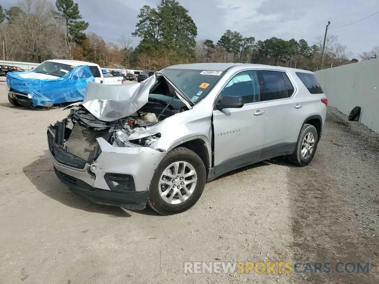 1 fotografías del automóvil dañado 1GNERFKW1MJ235790 CHEVROLET TRAVERSE 2021