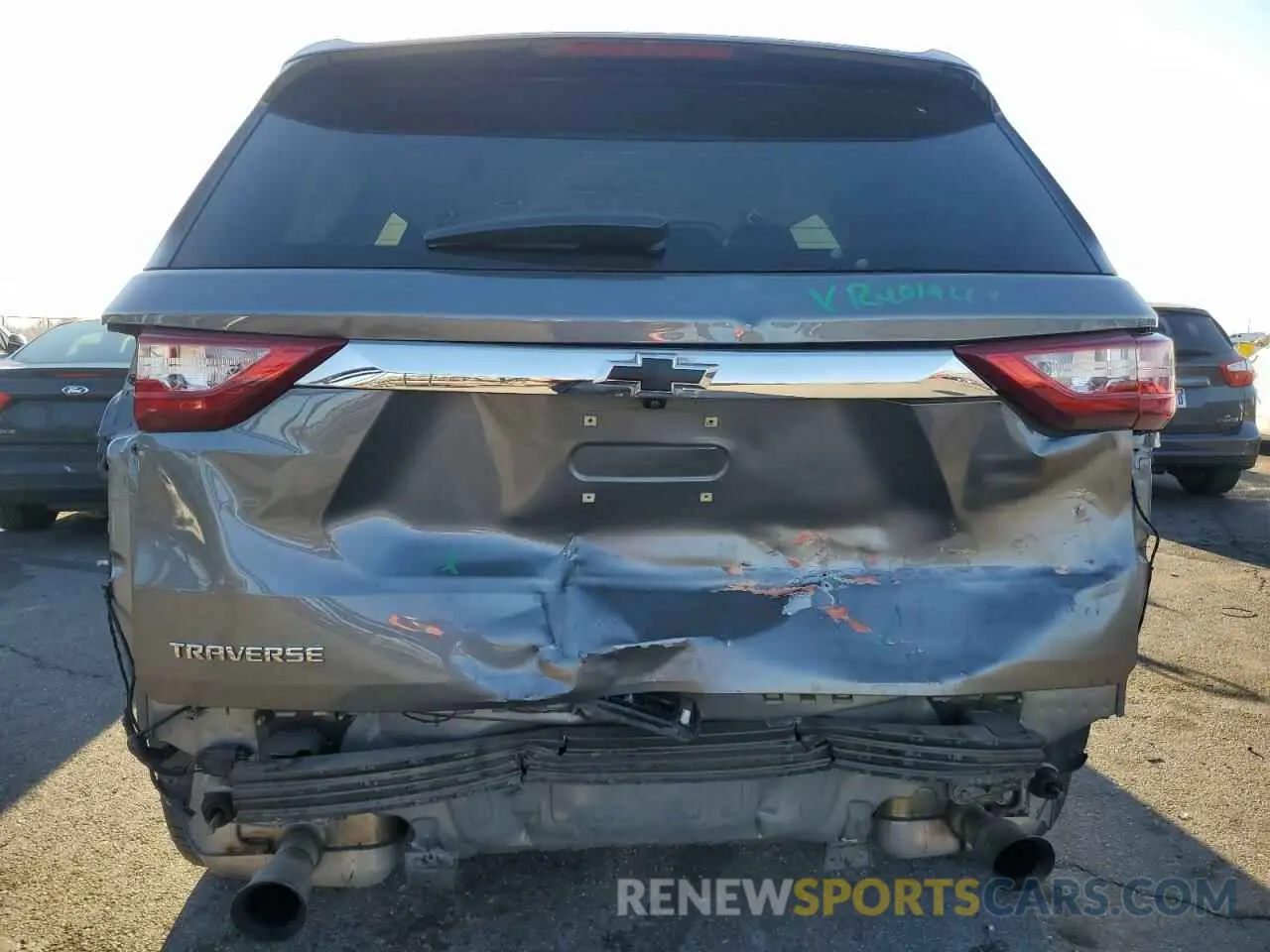 6 fotografías del automóvil dañado 1GNERFKW2MJ227035 CHEVROLET TRAVERSE 2021