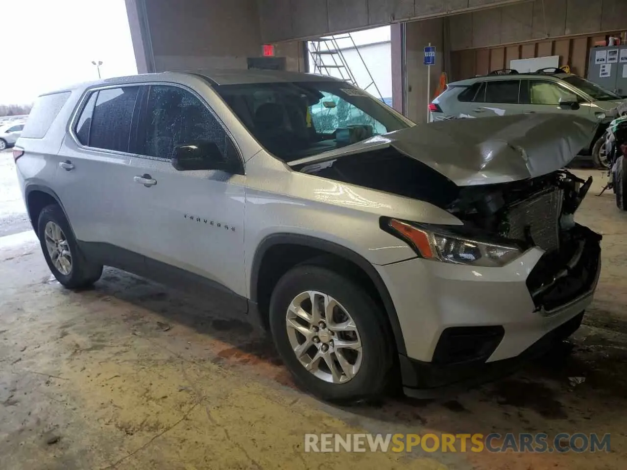 4 fotografías del automóvil dañado 1GNERFKW2MJ227648 CHEVROLET TRAVERSE 2021
