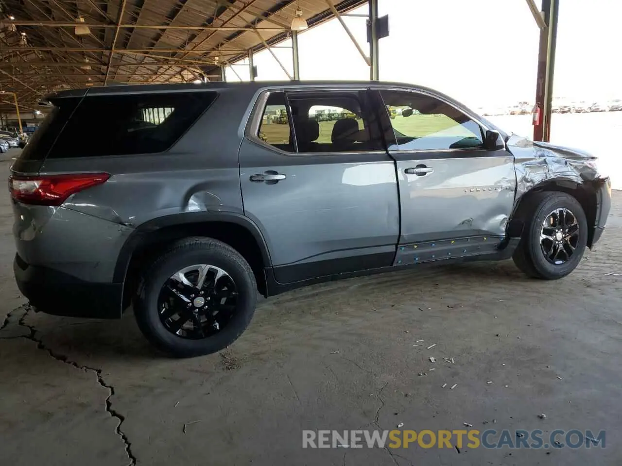 3 fotografías del automóvil dañado 1GNERFKW5MJ132209 CHEVROLET TRAVERSE 2021