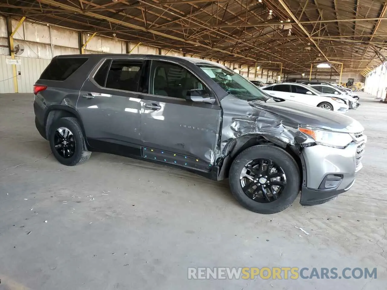 4 fotografías del automóvil dañado 1GNERFKW5MJ132209 CHEVROLET TRAVERSE 2021
