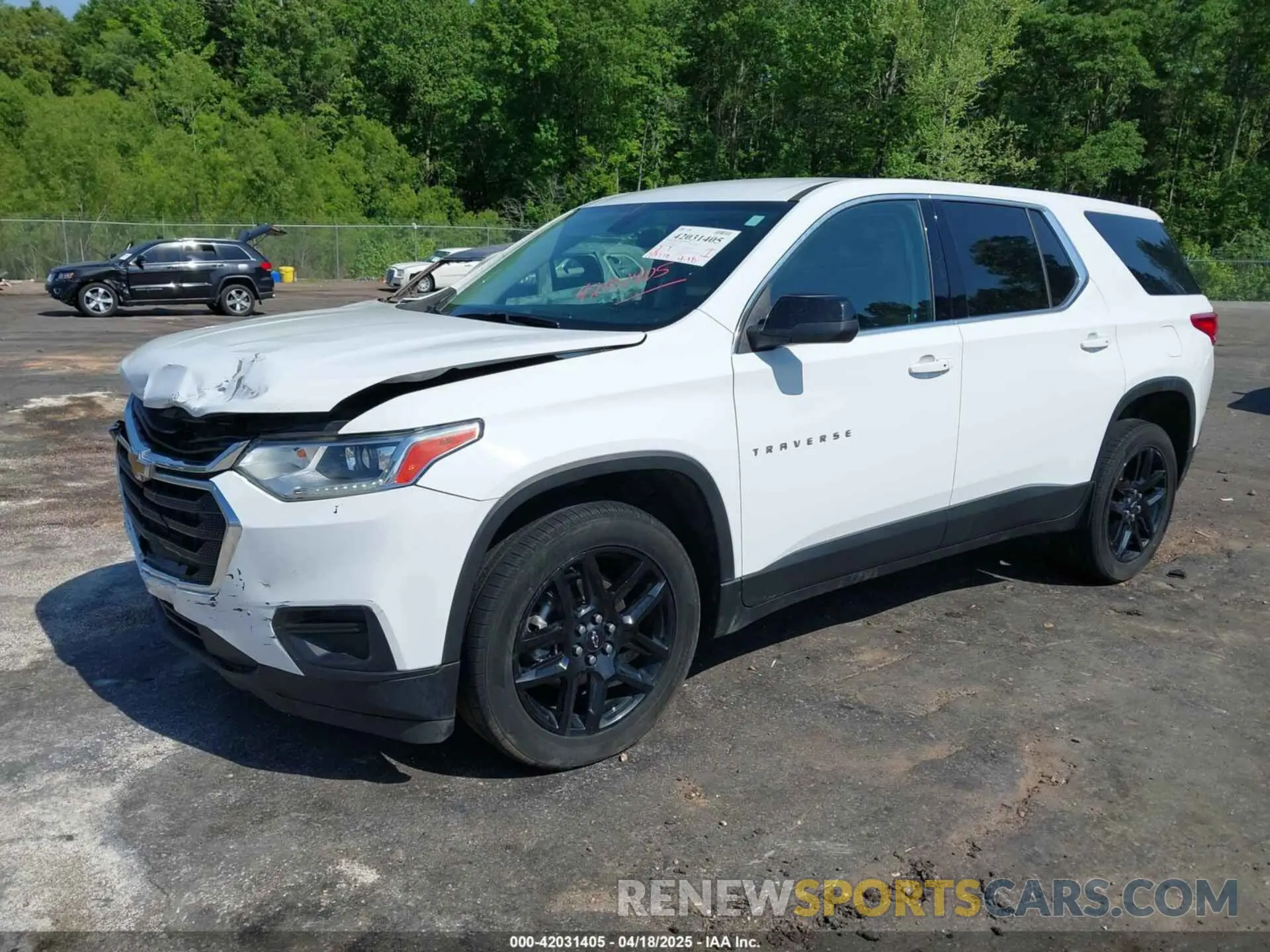 2 fotografías del automóvil dañado 1GNERFKW5MJ135241 CHEVROLET TRAVERSE 2021