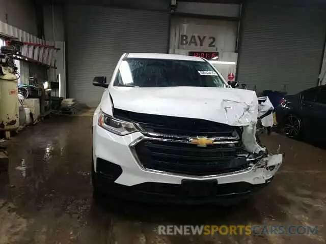 14 fotografías del automóvil dañado 1GNERFKW5MJ208172 CHEVROLET TRAVERSE 2021