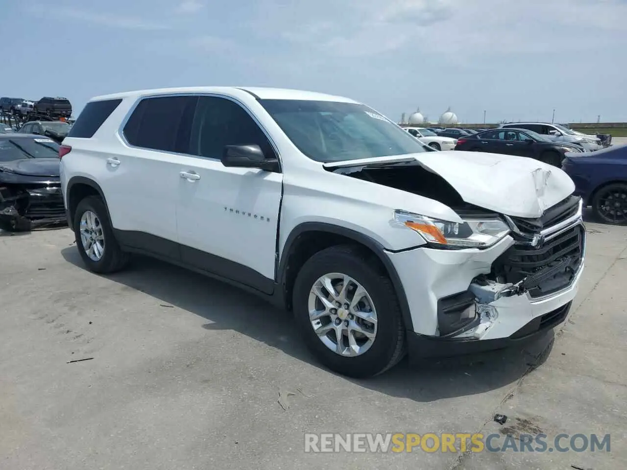 4 fotografías del automóvil dañado 1GNERFKW6MJ164585 CHEVROLET TRAVERSE 2021