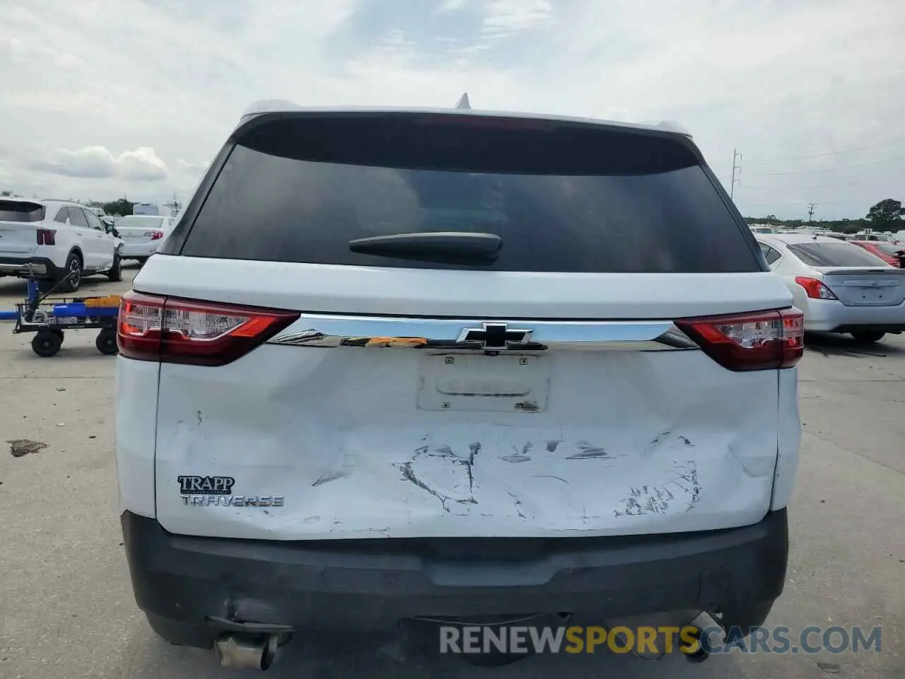 6 fotografías del automóvil dañado 1GNERFKW6MJ164585 CHEVROLET TRAVERSE 2021