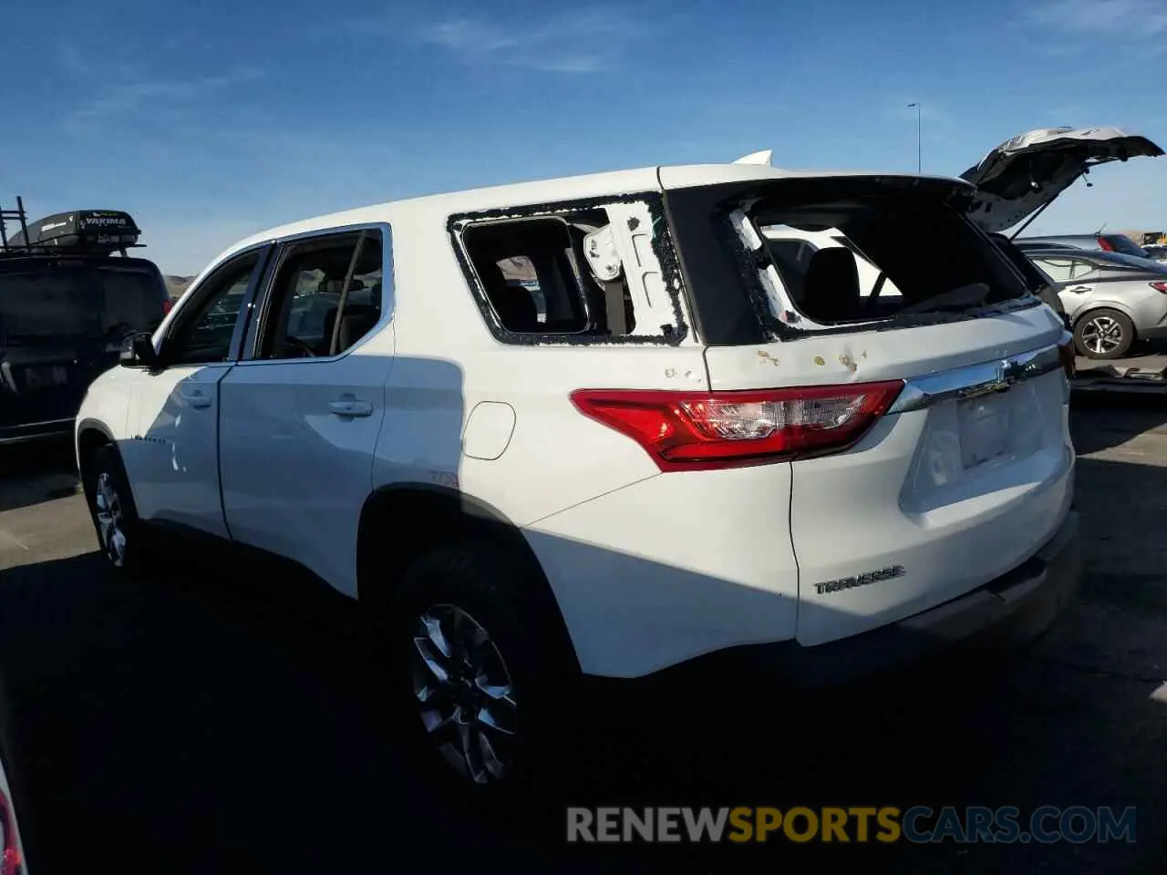 2 fotografías del automóvil dañado 1GNERFKW6MJ197277 CHEVROLET TRAVERSE 2021