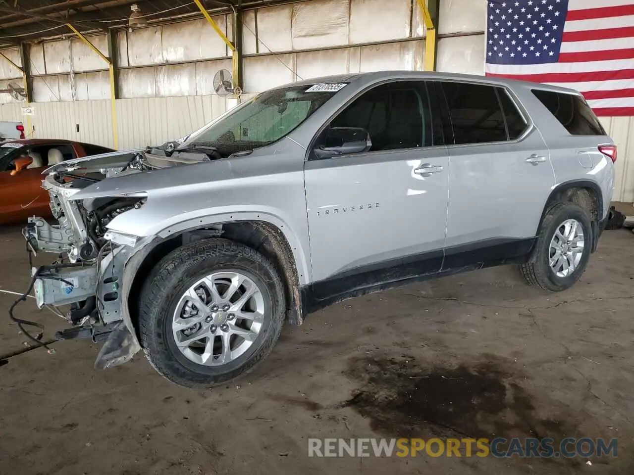 1 fotografías del automóvil dañado 1GNERFKW6MJ210870 CHEVROLET TRAVERSE 2021