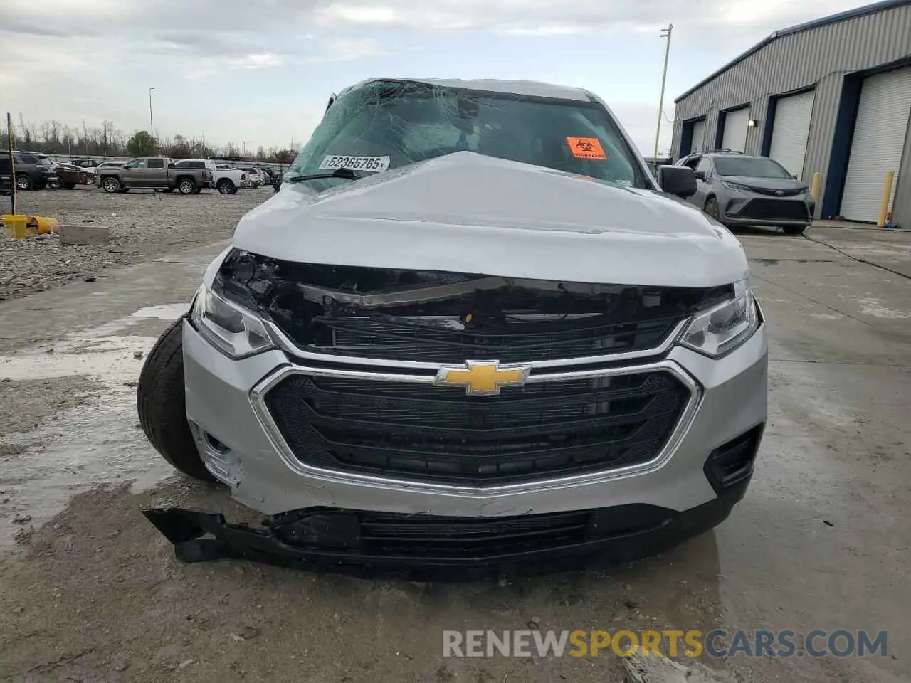 5 fotografías del automóvil dañado 1GNERFKW8MJ250965 CHEVROLET TRAVERSE 2021