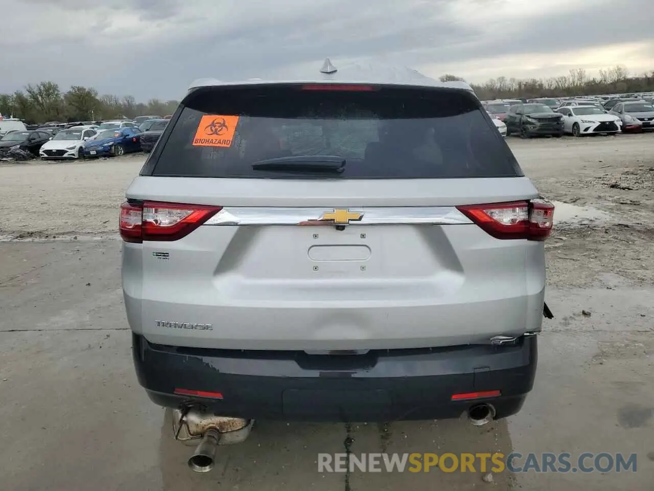 6 fotografías del automóvil dañado 1GNERFKW8MJ250965 CHEVROLET TRAVERSE 2021