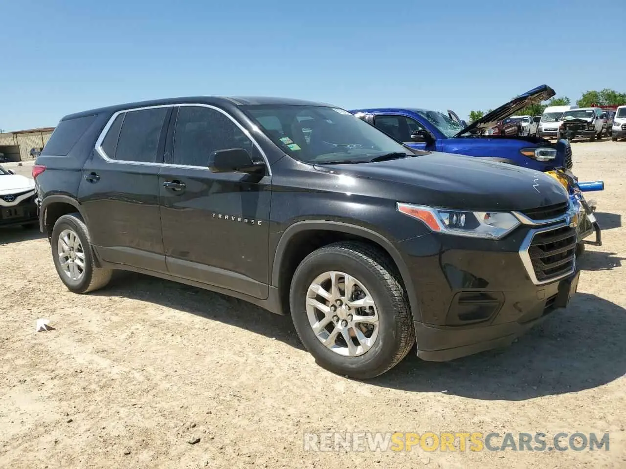 4 fotografías del automóvil dañado 1GNERFKWXMJ108908 CHEVROLET TRAVERSE 2021