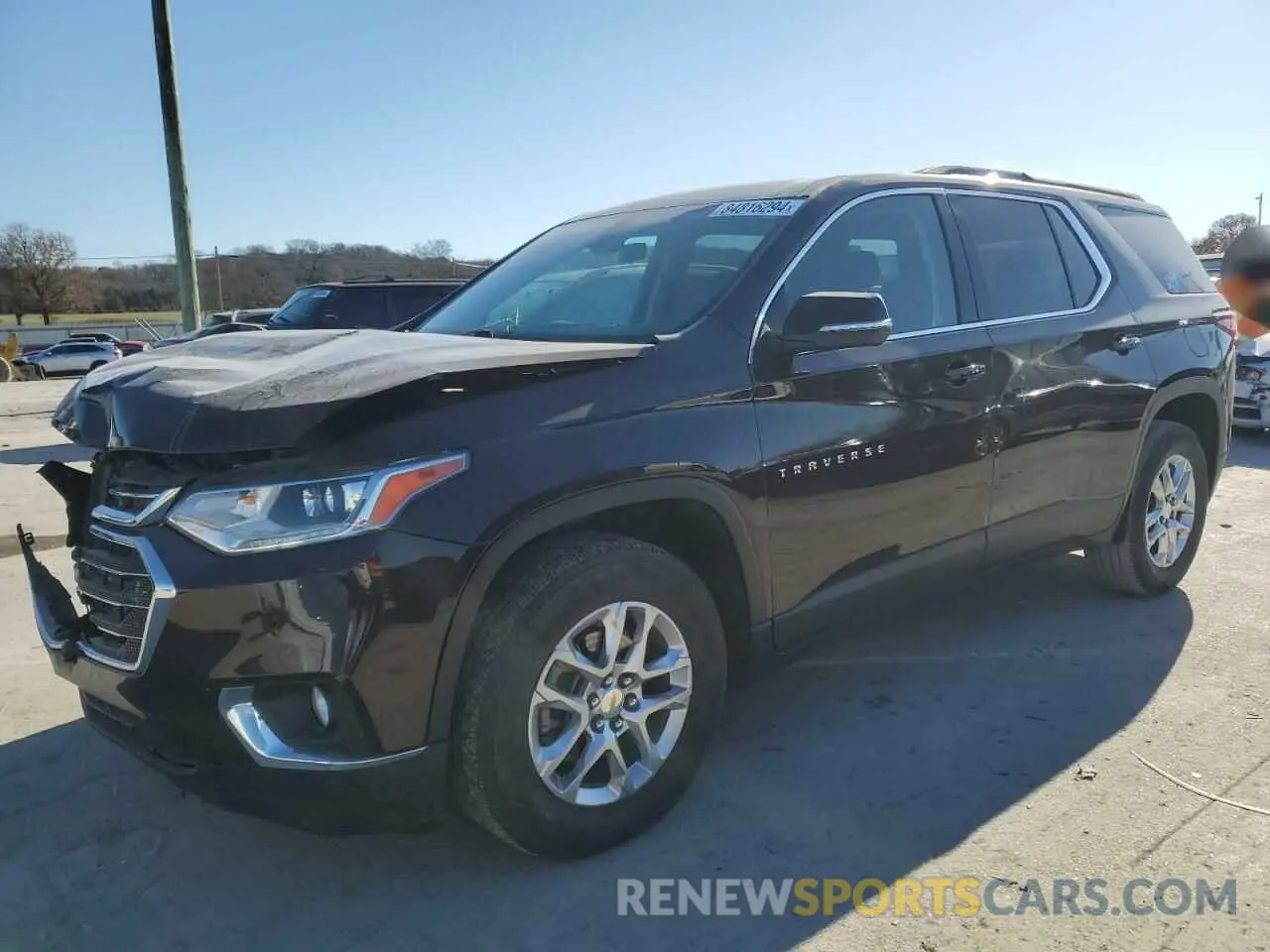1 fotografías del automóvil dañado 1GNERGKW0MJ250383 CHEVROLET TRAVERSE 2021