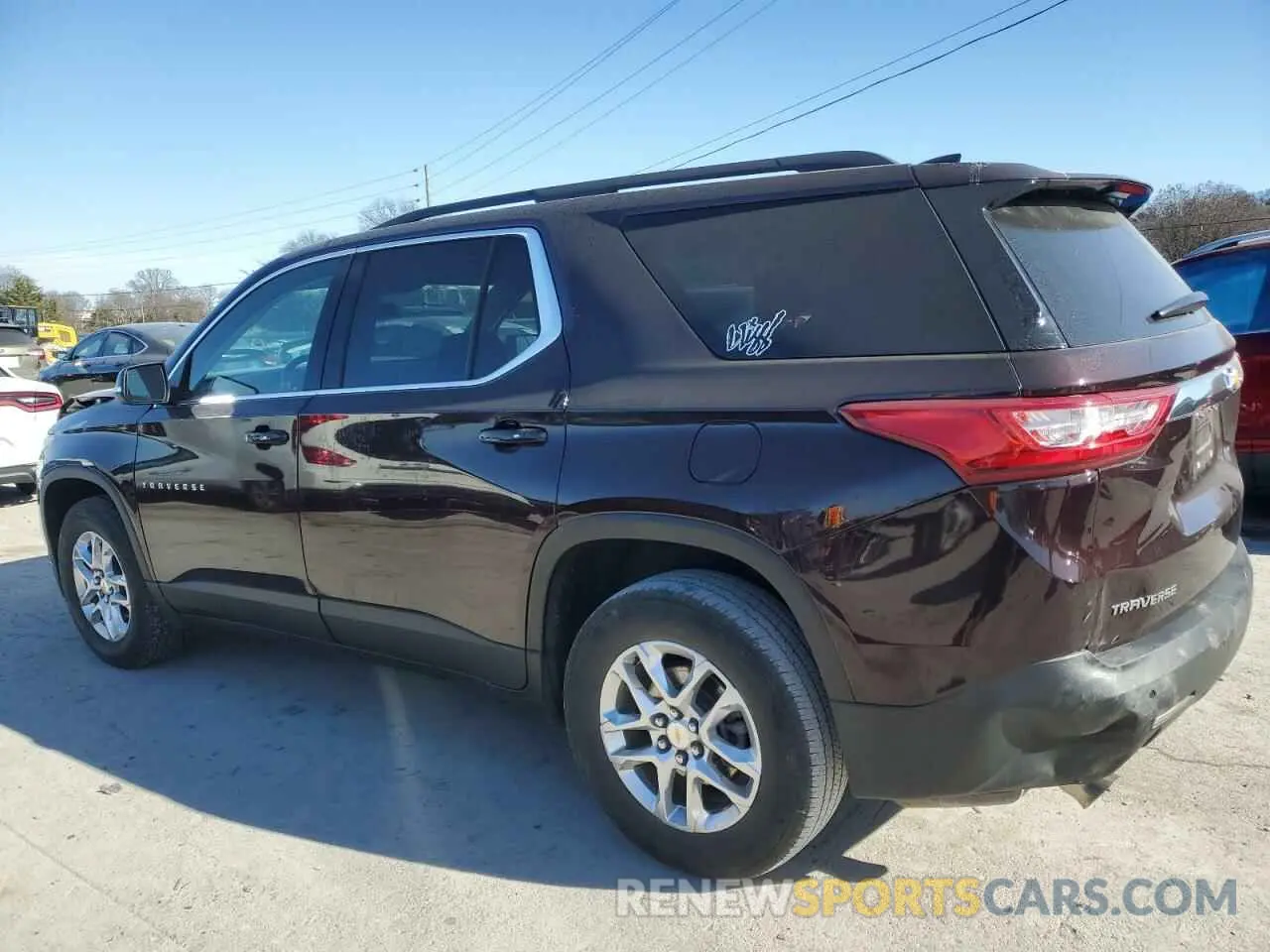 2 fotografías del automóvil dañado 1GNERGKW0MJ250383 CHEVROLET TRAVERSE 2021