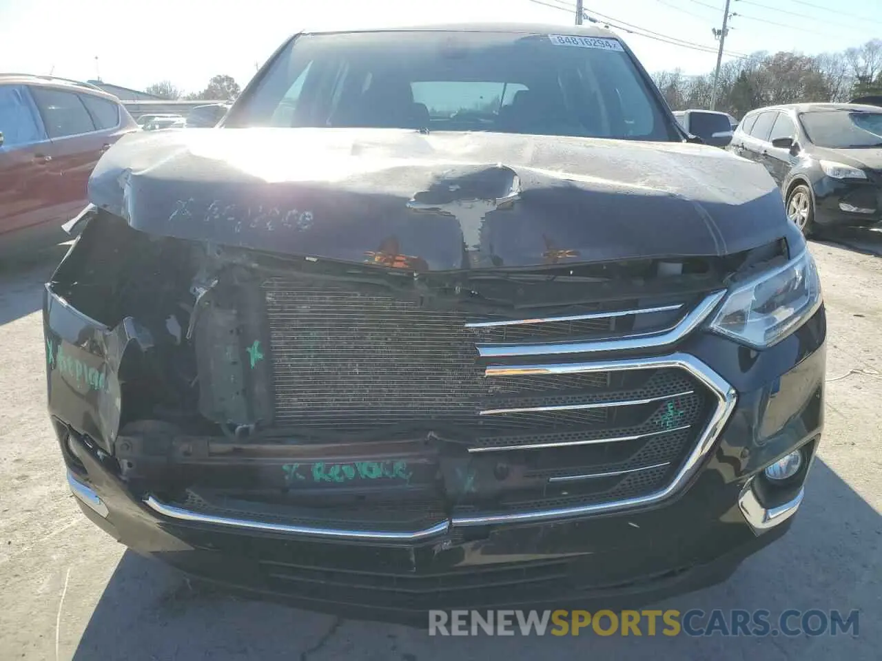 5 fotografías del automóvil dañado 1GNERGKW0MJ250383 CHEVROLET TRAVERSE 2021