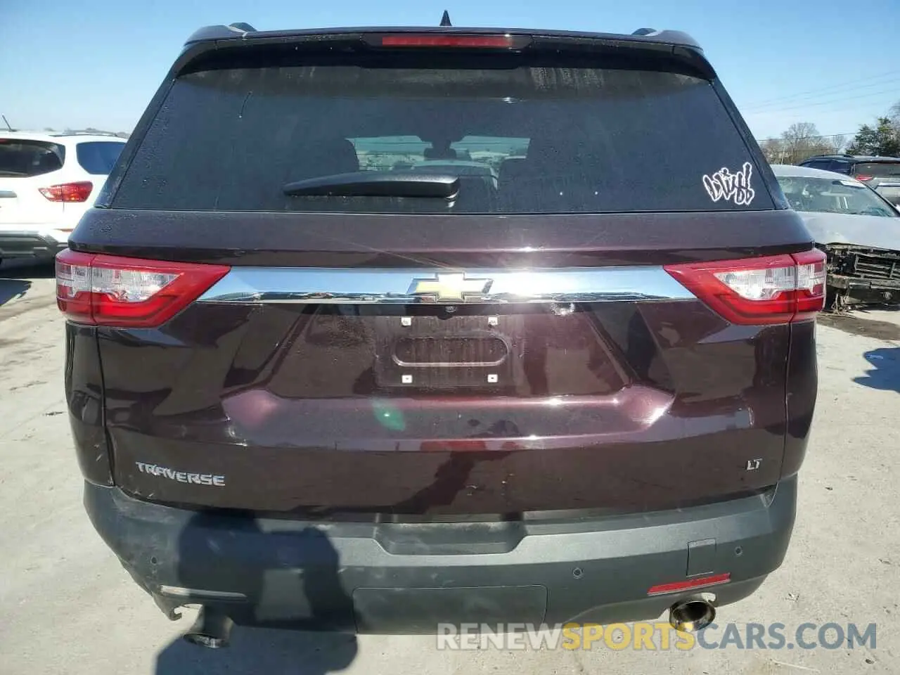 6 fotografías del automóvil dañado 1GNERGKW0MJ250383 CHEVROLET TRAVERSE 2021