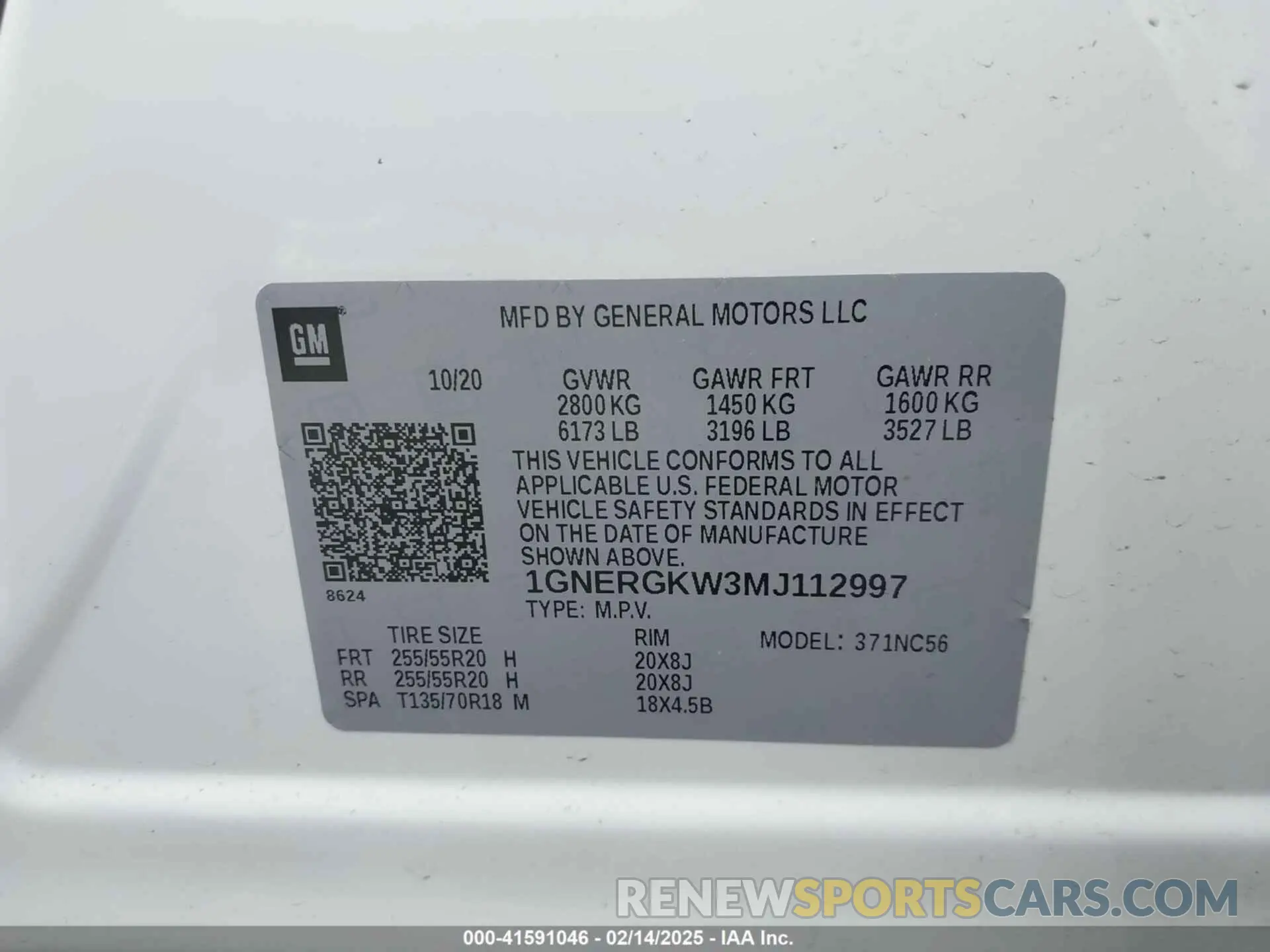 9 fotografías del automóvil dañado 1GNERGKW3MJ112997 CHEVROLET TRAVERSE 2021