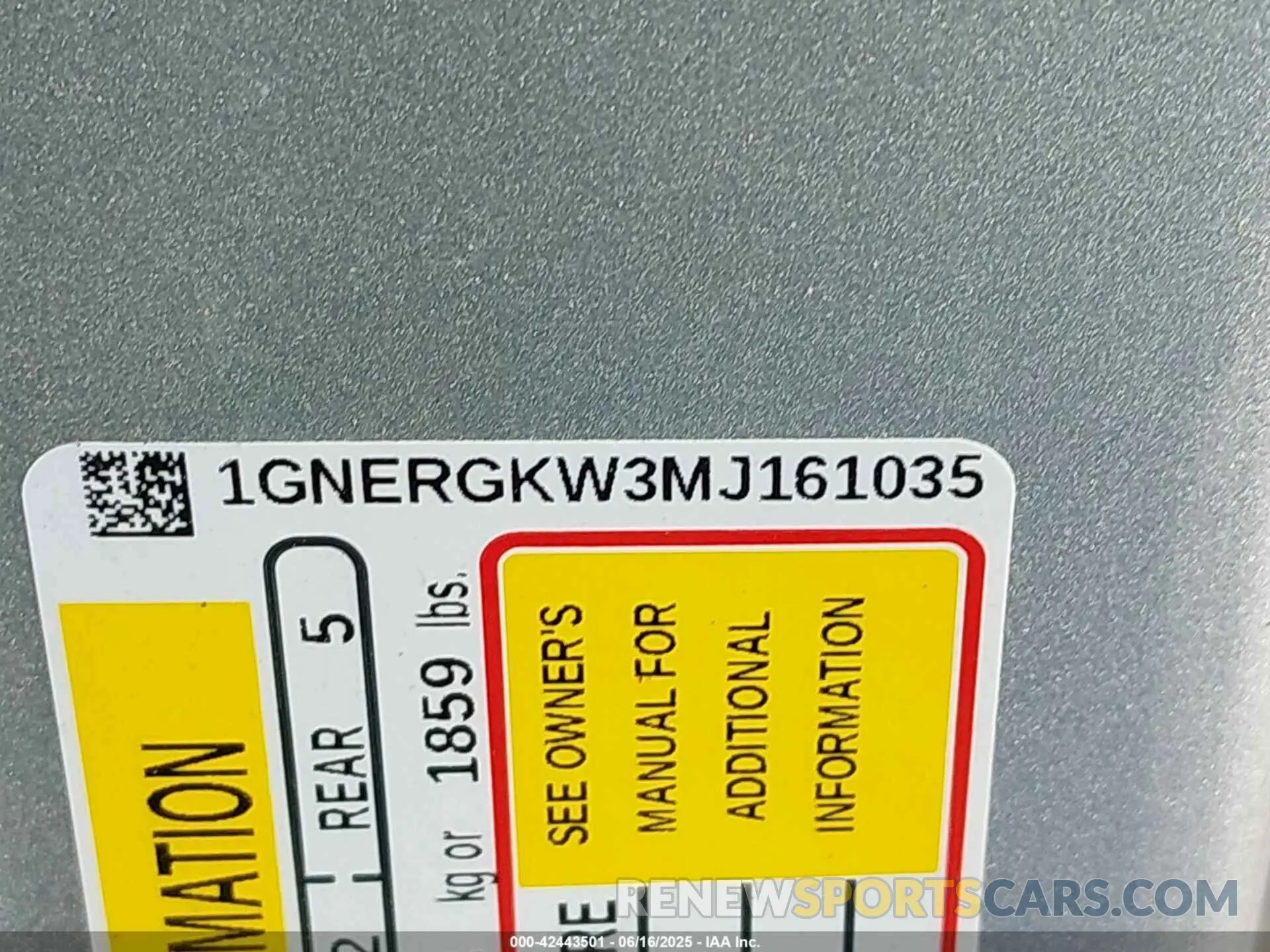 9 fotografías del automóvil dañado 1GNERGKW3MJ161035 CHEVROLET TRAVERSE 2021