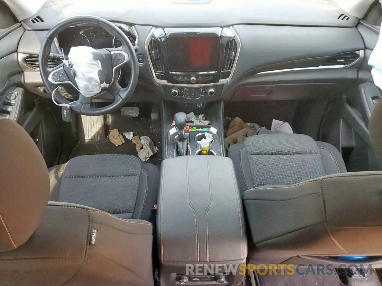 8 fotografías del automóvil dañado 1GNERGKW4MJ132546 CHEVROLET TRAVERSE 2021