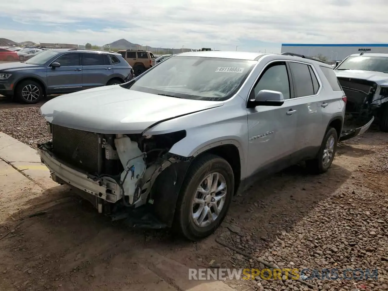 1 fotografías del automóvil dañado 1GNERGKW4MJ153669 CHEVROLET TRAVERSE 2021