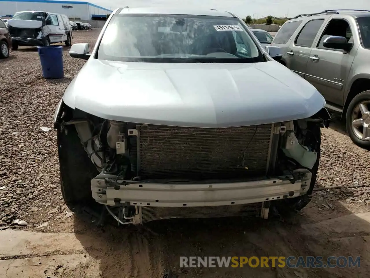 5 fotografías del automóvil dañado 1GNERGKW4MJ153669 CHEVROLET TRAVERSE 2021