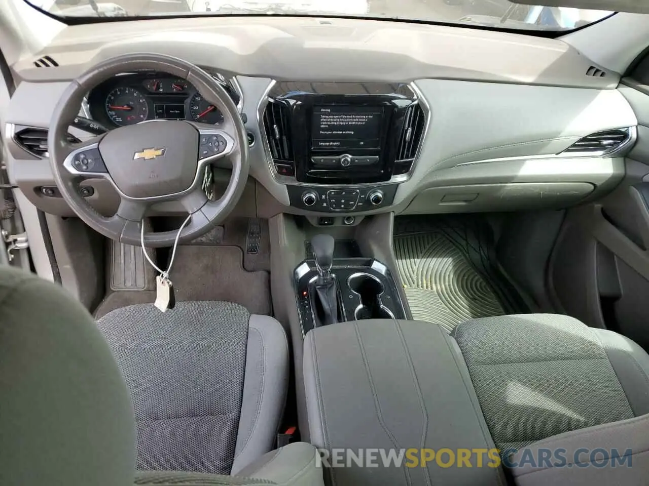 8 fotografías del automóvil dañado 1GNERGKW4MJ153669 CHEVROLET TRAVERSE 2021