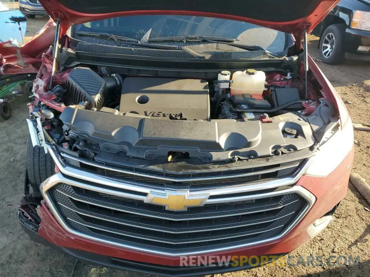 13 fotografías del automóvil dañado 1GNERGKW4MJ234543 CHEVROLET TRAVERSE 2021