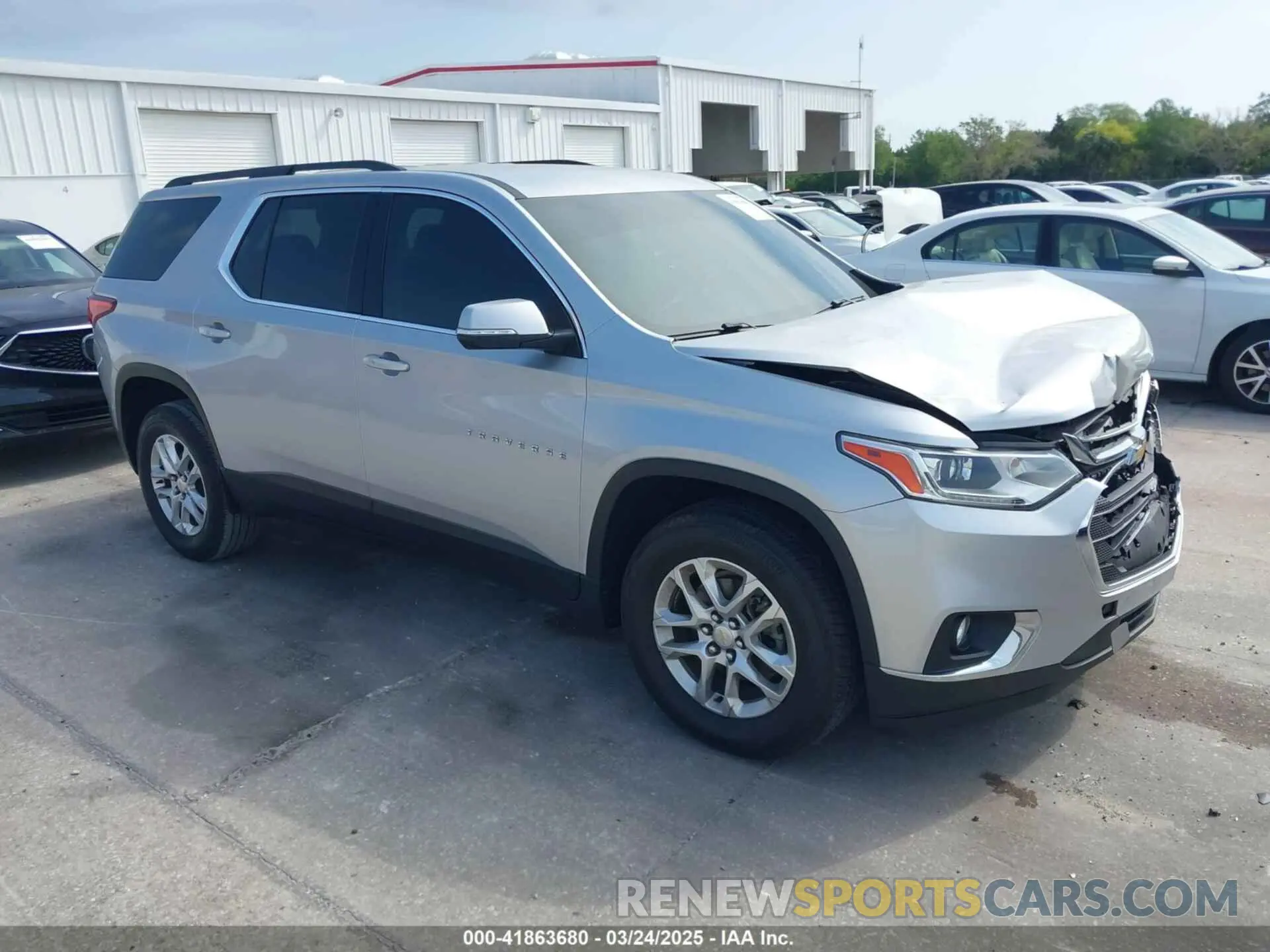 1 fotografías del automóvil dañado 1GNERGKW5MJ254932 CHEVROLET TRAVERSE 2021