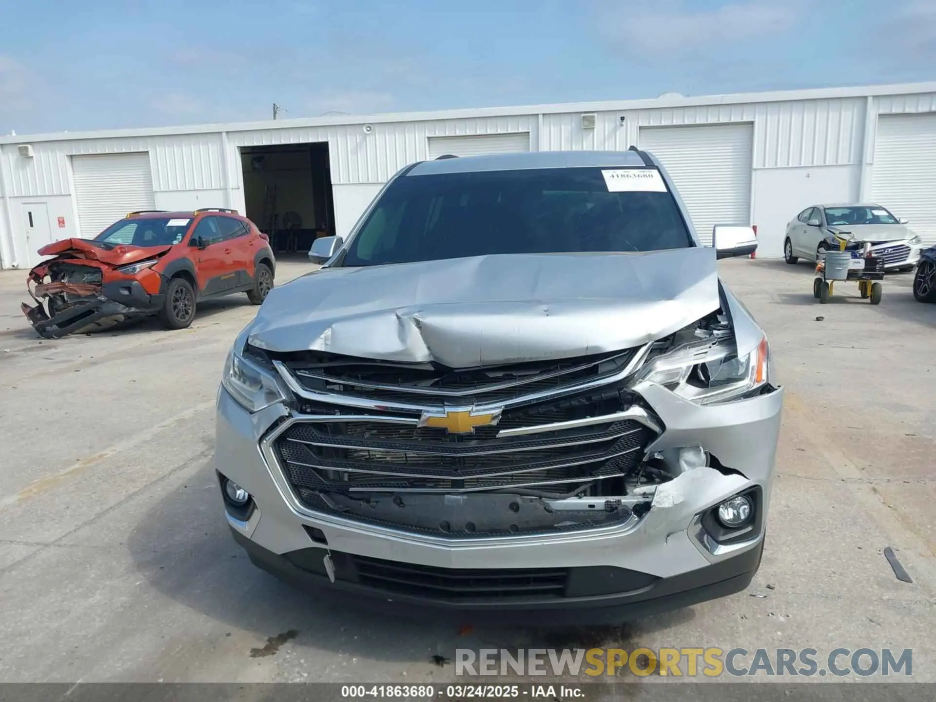 12 fotografías del automóvil dañado 1GNERGKW5MJ254932 CHEVROLET TRAVERSE 2021
