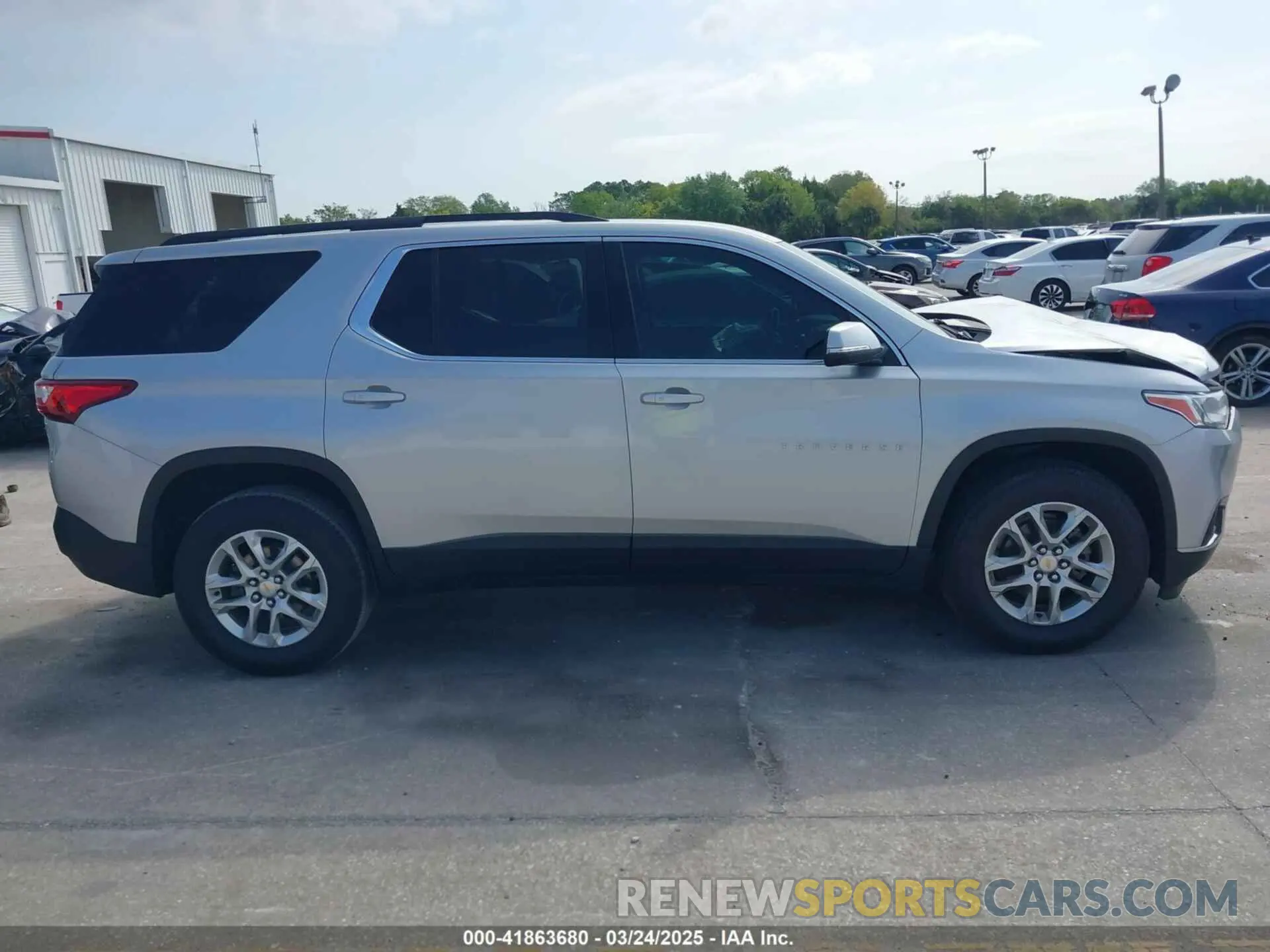 13 fotografías del automóvil dañado 1GNERGKW5MJ254932 CHEVROLET TRAVERSE 2021