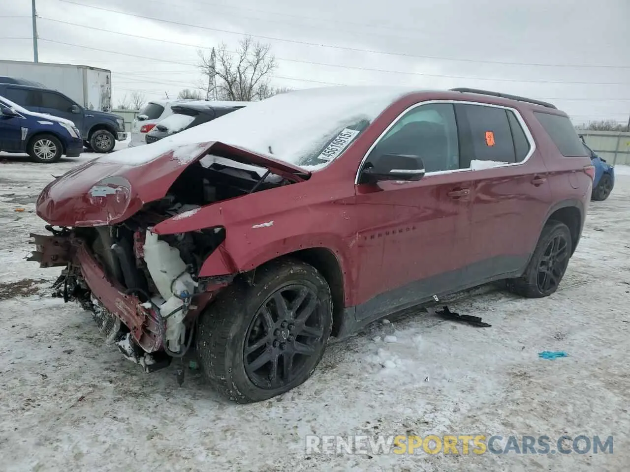 1 fotografías del automóvil dañado 1GNERGKW7MJ107382 CHEVROLET TRAVERSE 2021