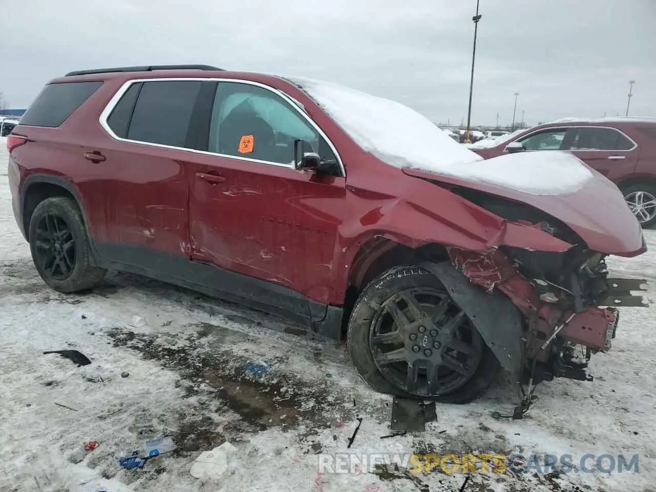 4 fotografías del automóvil dañado 1GNERGKW7MJ107382 CHEVROLET TRAVERSE 2021