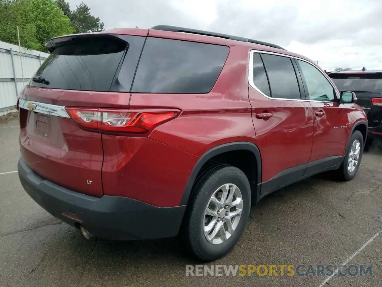 3 fotografías del automóvil dañado 1GNERGKW7MJ200404 CHEVROLET TRAVERSE 2021