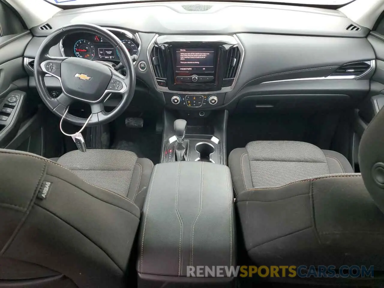 8 fotografías del automóvil dañado 1GNERGKW9MJ215650 CHEVROLET TRAVERSE 2021