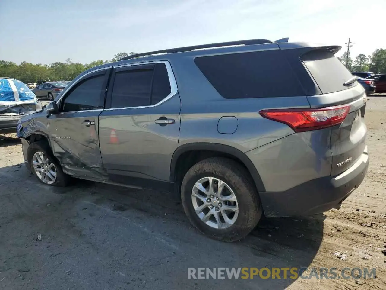 2 fotografías del automóvil dañado 1GNERGKW9MJ241794 CHEVROLET TRAVERSE 2021