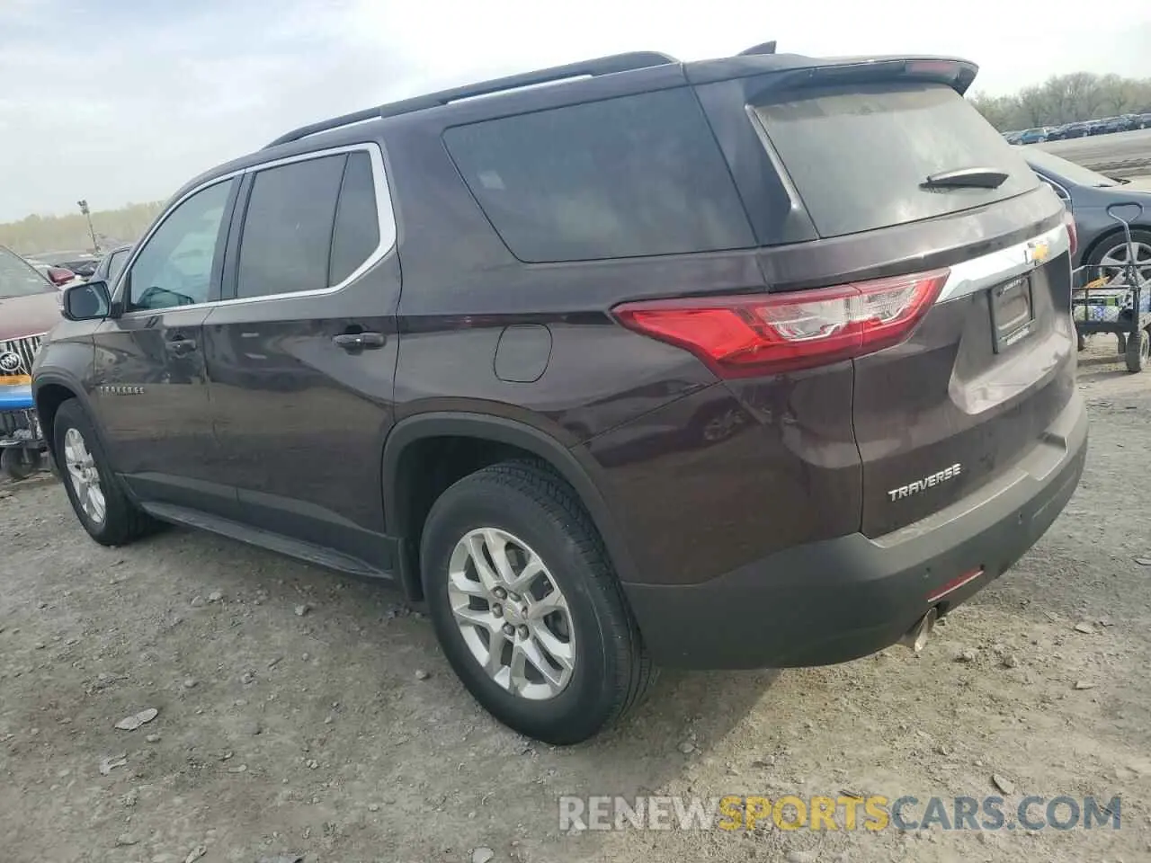 2 fotografías del automóvil dañado 1GNERGKW9MJ253055 CHEVROLET TRAVERSE 2021