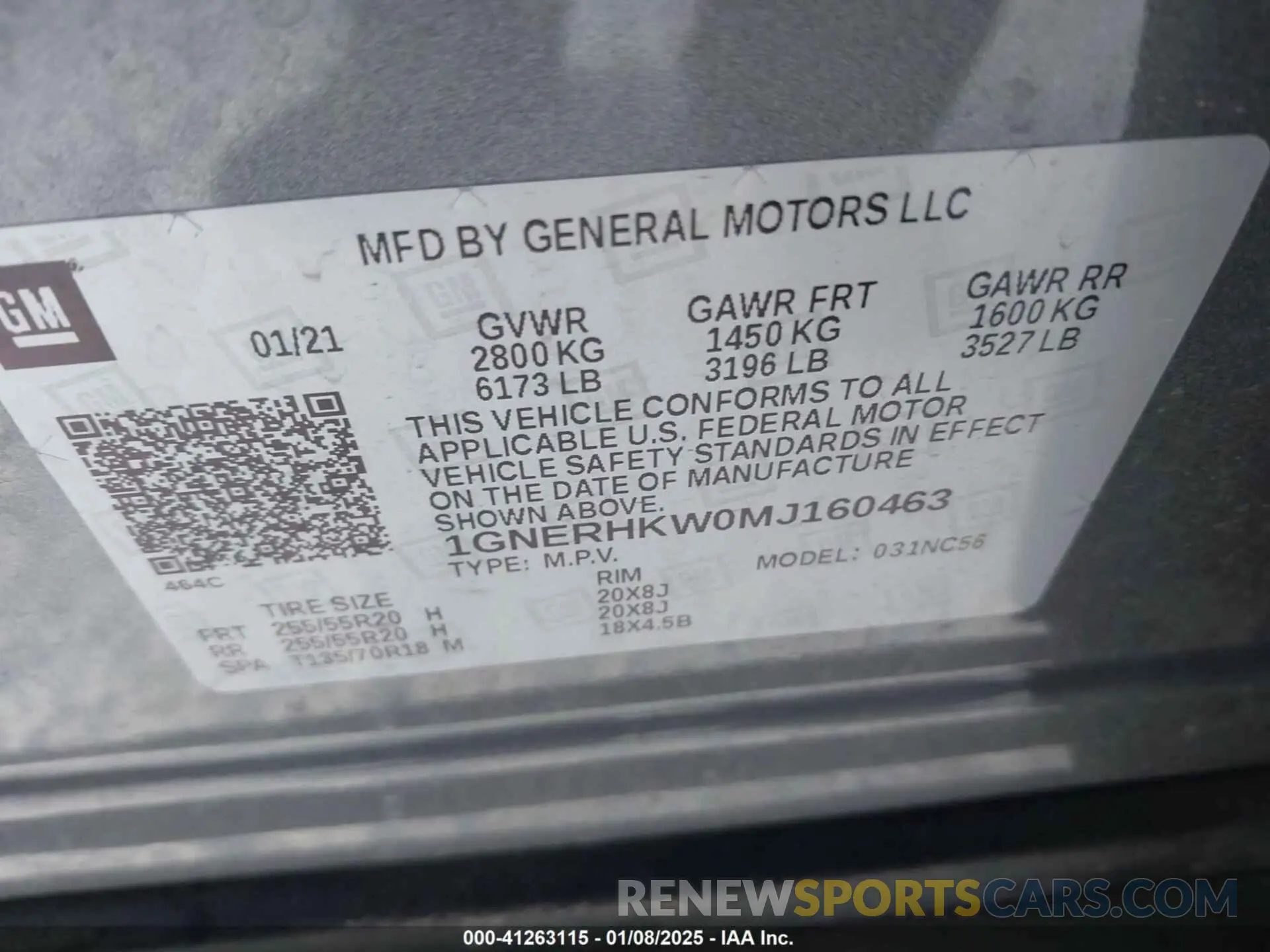 9 fotografías del automóvil dañado 1GNERHKW0MJ160463 CHEVROLET TRAVERSE 2021