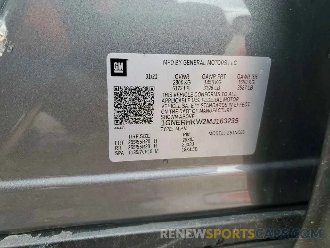 14 fotografías del automóvil dañado 1GNERHKW2MJ163235 CHEVROLET TRAVERSE 2021