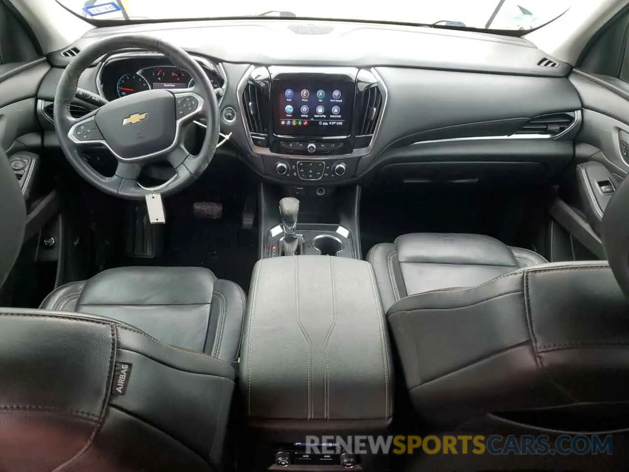 8 fotografías del automóvil dañado 1GNERHKW2MJ163235 CHEVROLET TRAVERSE 2021