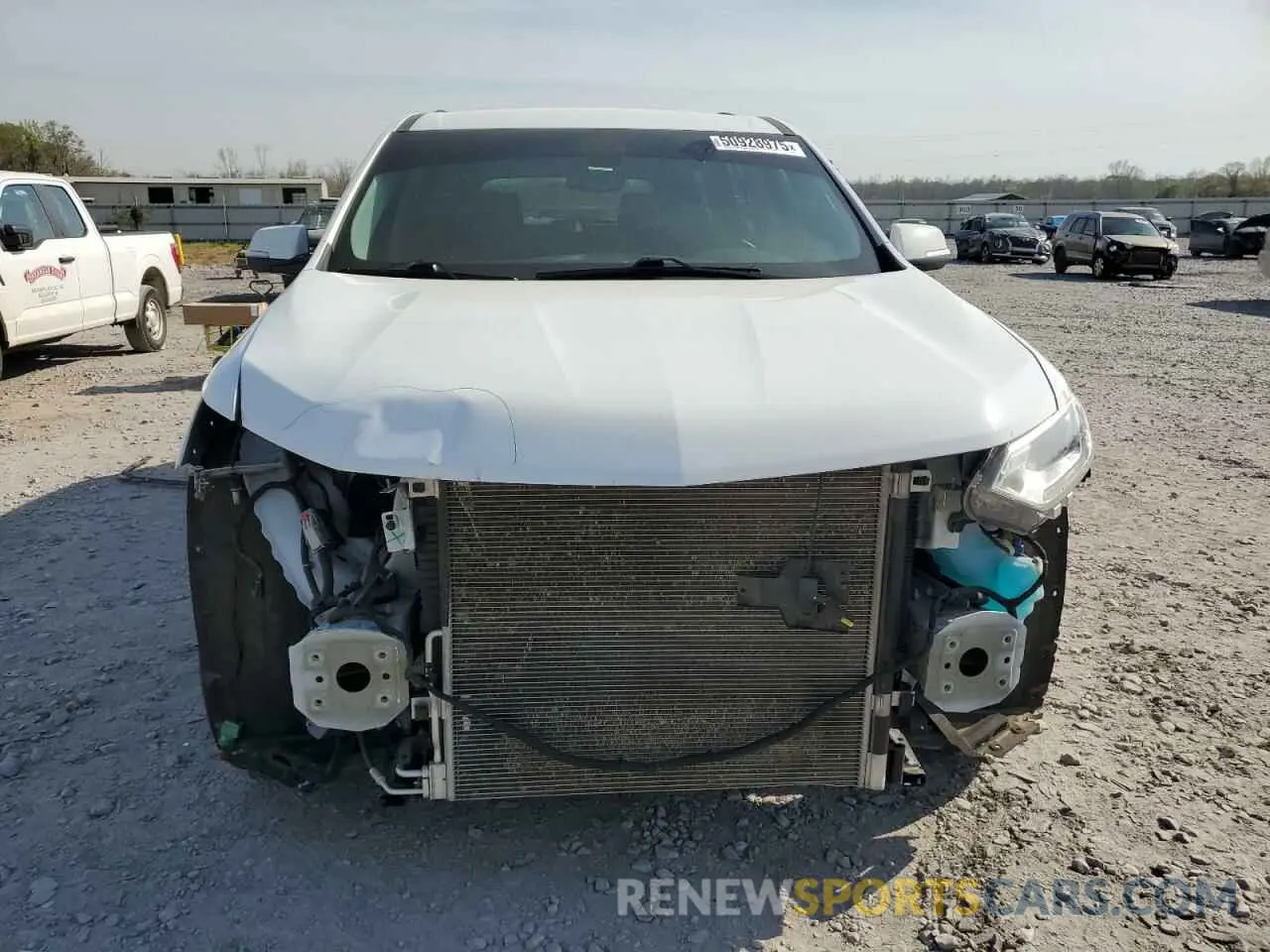5 fotografías del automóvil dañado 1GNERHKW2MJ267014 CHEVROLET TRAVERSE 2021