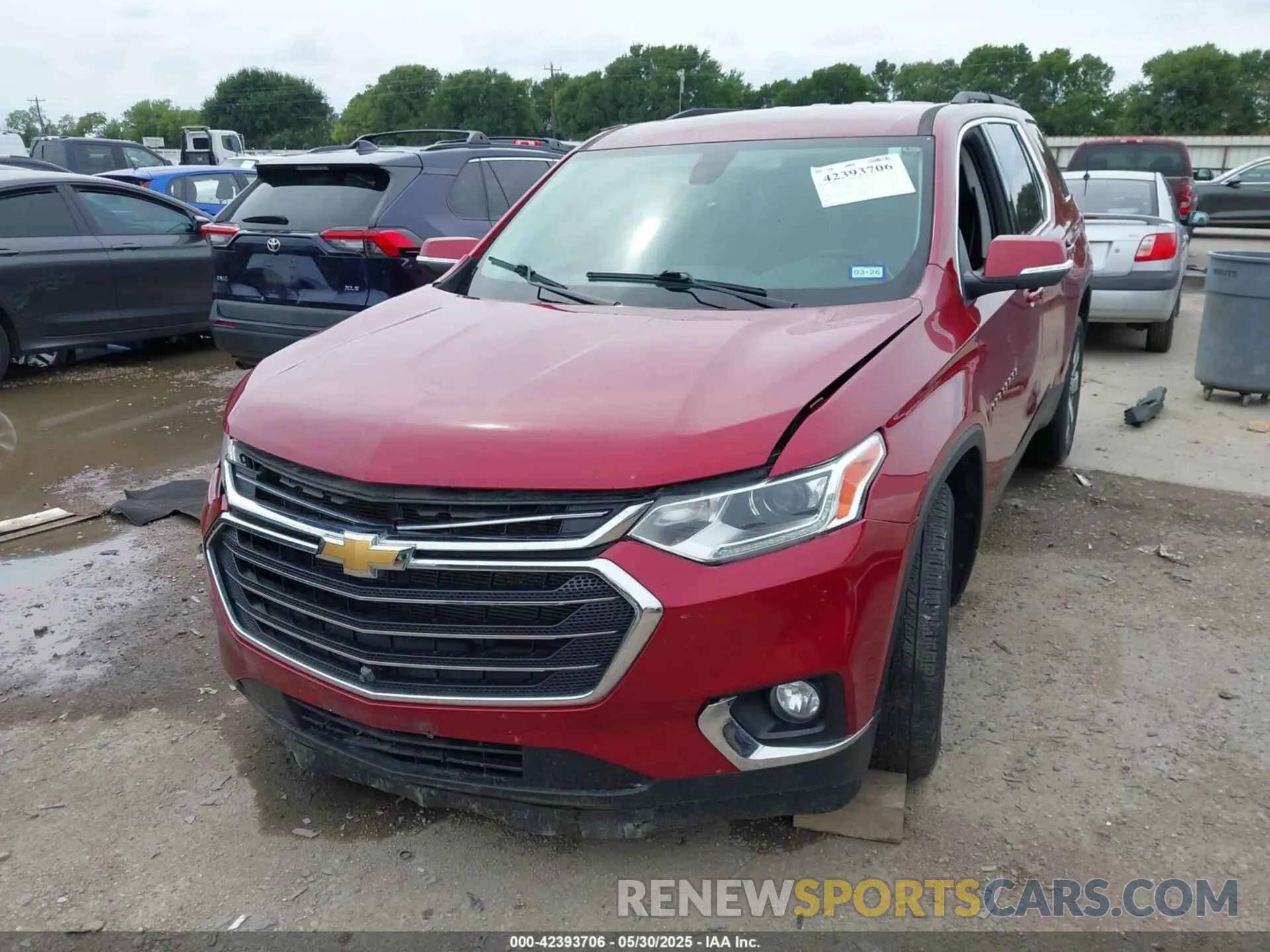 2 fotografías del automóvil dañado 1GNERHKW4MJ132343 CHEVROLET TRAVERSE 2021
