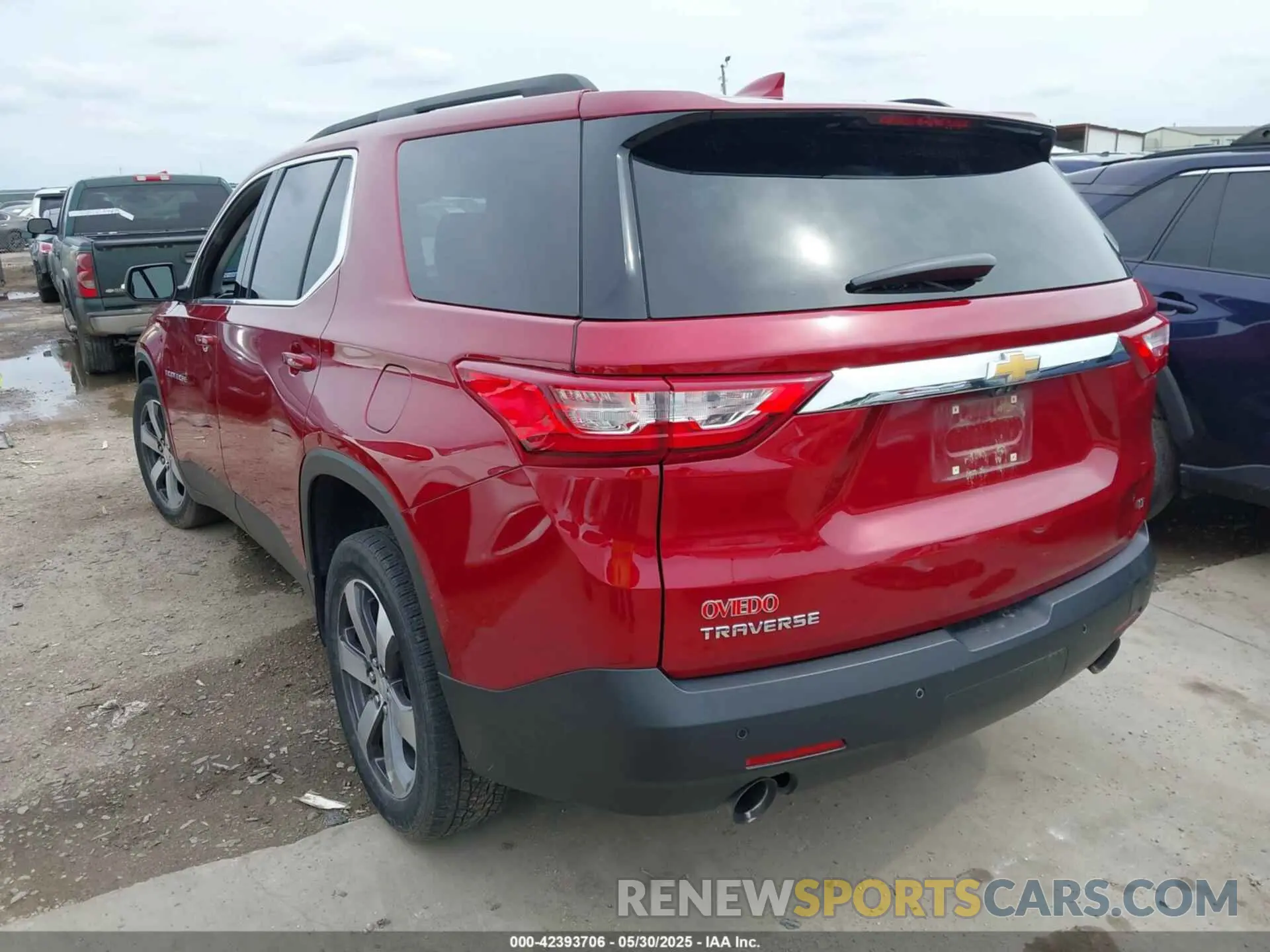 3 fotografías del automóvil dañado 1GNERHKW4MJ132343 CHEVROLET TRAVERSE 2021
